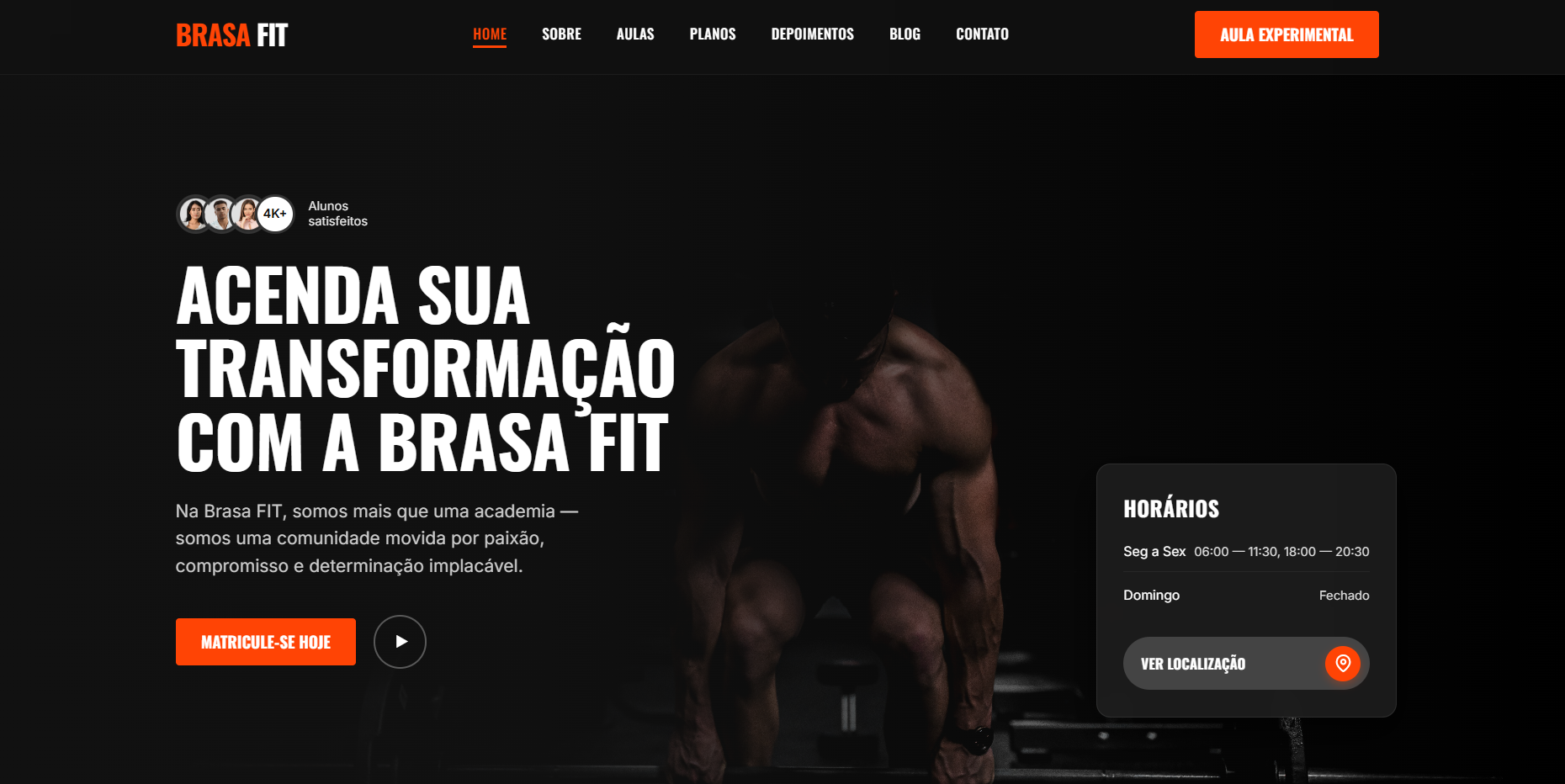 Projeto BrasaFit